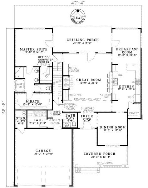 planta baja 250 metros cuadrados, plano de casa amplia