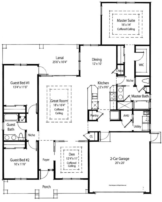 plano de casa estilo mediterraneo