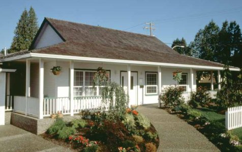 casas de madera, casas economicas, fachada casa economica