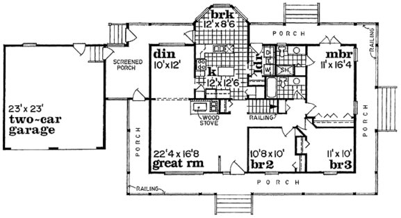 plano de casa economica, plano de casas de madera