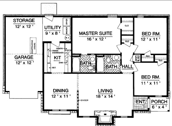 plano de casa estilo ingles, plano casa ingles, plano casas ingleses