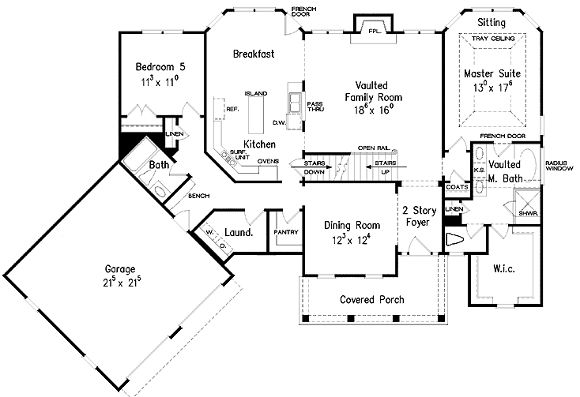 planta baja casa 5 habitaciones, plano de casas piezas, 5 piezas, 5 dormitorios