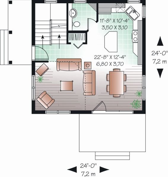 plano planta baja casa simple 2 niveles, plano casa dos niveles, plano casa dos plantas