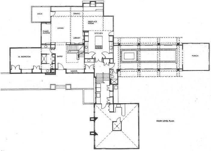 primer nivel plano mansión, primer piso mansión, plano primer piso, plano casa de lujo