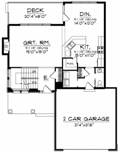 Plano PB, plano primer nivel de la casa