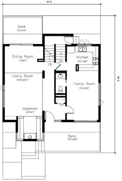 plano arquitectónico de una casa, plano de una casa