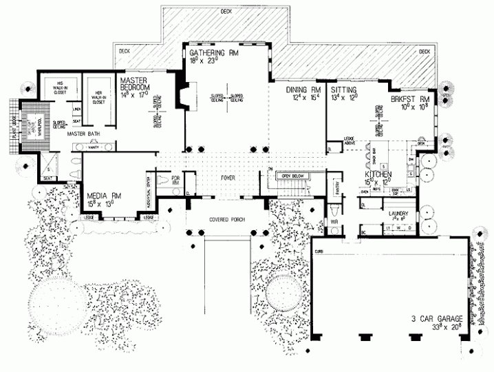 plano de casa 3 cocheras, casa 3 garaje, plano casa amplia, plano casa grande