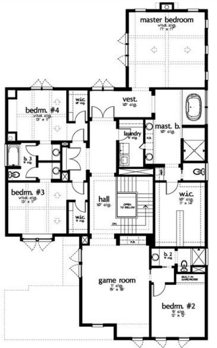plano de casa segundo nivel, planta alta plano