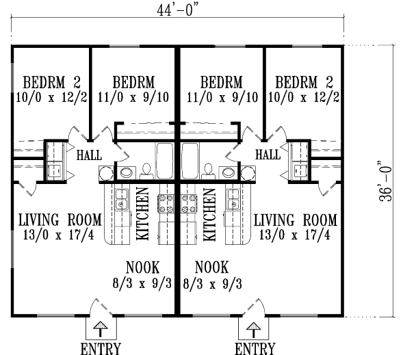 plano duplex para alquilar, plano duplex simple, plano duplex sencillo