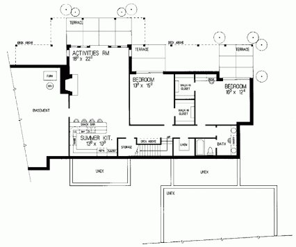 plano planta de arriba, croquis de casas