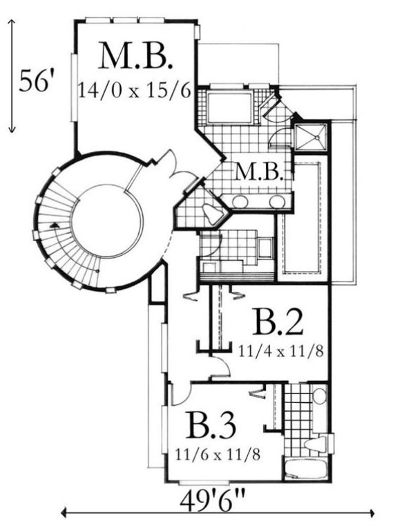 planos de casas de 2 plantas, planos de casas de 2 niveles
