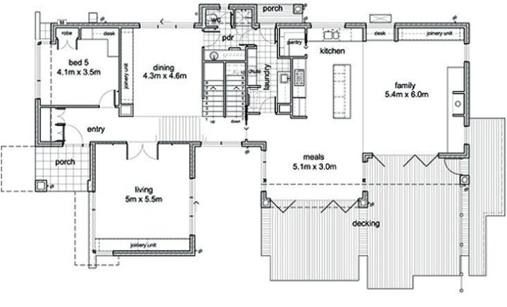 planta baja vivienda 2 plantas, plano vivienda 2 plantas, plano casa 2 plantas