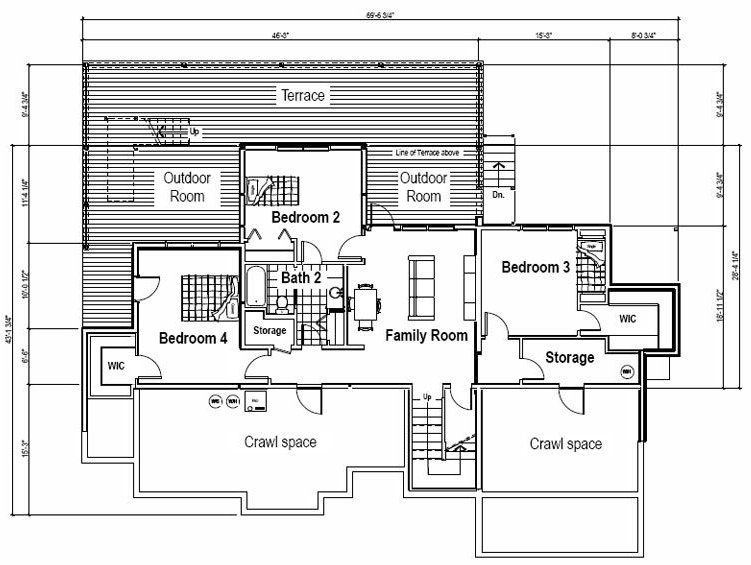 planta alta casa moderna, segundo nivel casa moderna, plano planta alta casa moderna