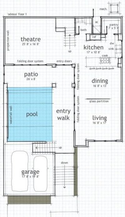 plano casa 2 pisos, planta baja casa 2 pisos, planta baja casa 2 niveles