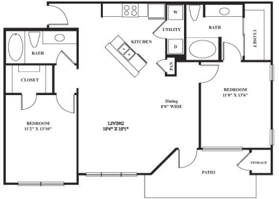 planos de departamentos pequeños, plano de departamento, planos departamentos