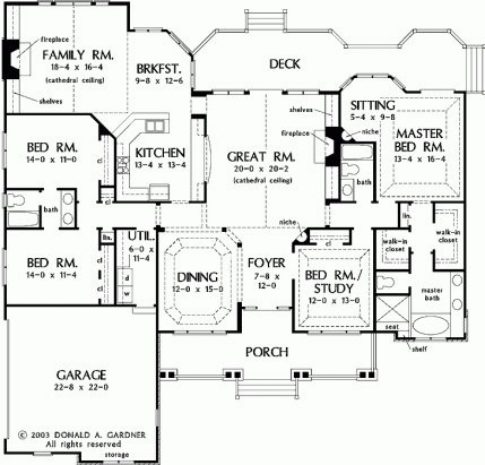 plano de casa estilo francés, plano de casa en Francia, planos de casas de Francia