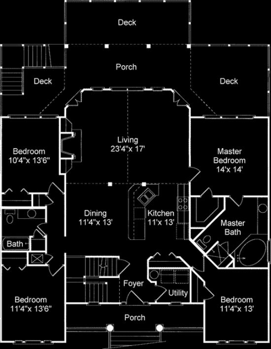 planos de casas de playa, primer nivel plano de playa