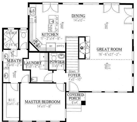 pb vivienda moderna, plano planta baja vivienda moderna, planos de viviendas