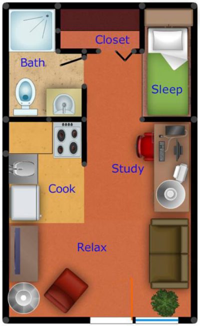 plano departamento, planos departamentos modernos, descargar plano de departamento