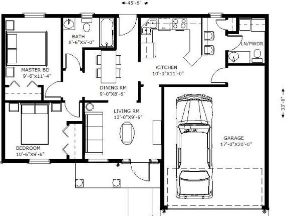 plano casa 100m2, planos de casas de 100 metros cuadrados