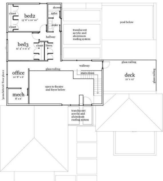 planta alta casa moderna, plano moderno de casa