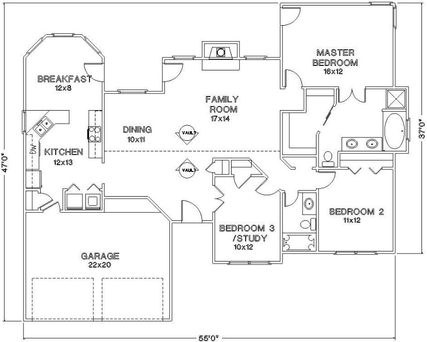 plano casa sencilla