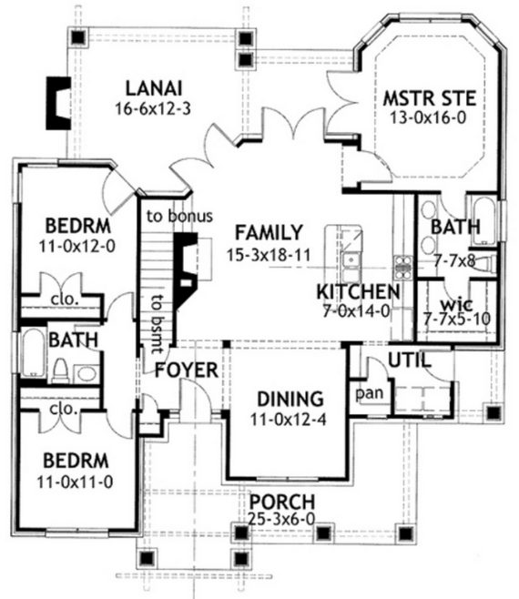 plano de casa campestre