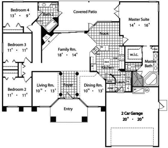 plano de casa con palmeras, viviendas con palmeras