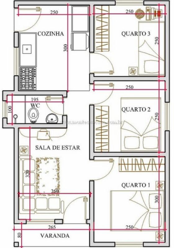 Planos de casas de un piso economicas