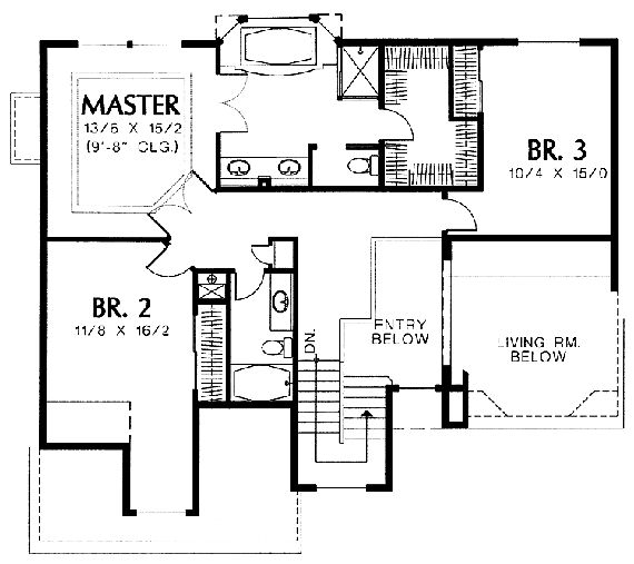 planta alta plano casa italiana, planos de casas italianas