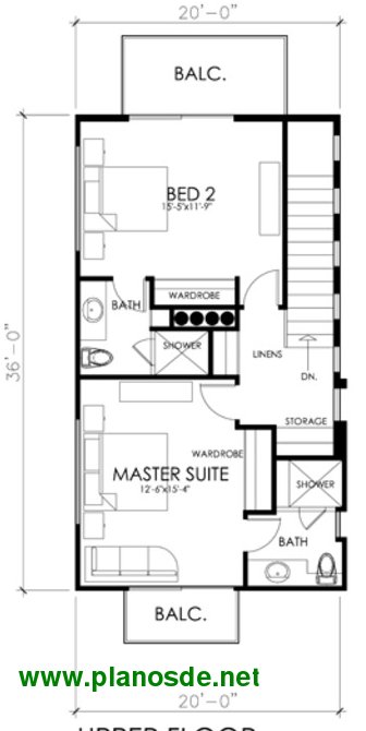 plano casa 3 dormitorios, planos casas 3 habitaciones