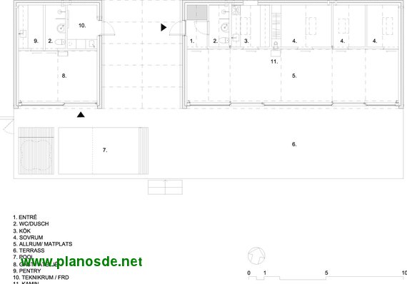 plano casa hormigon, planos viviendas de hormigon