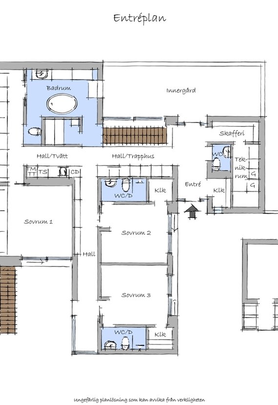 planta baja casa moderna