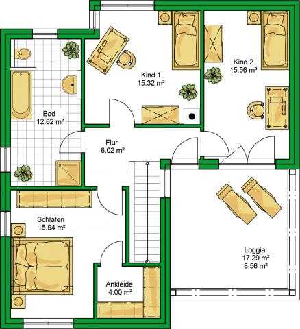 plano de casa planta alta Madrid