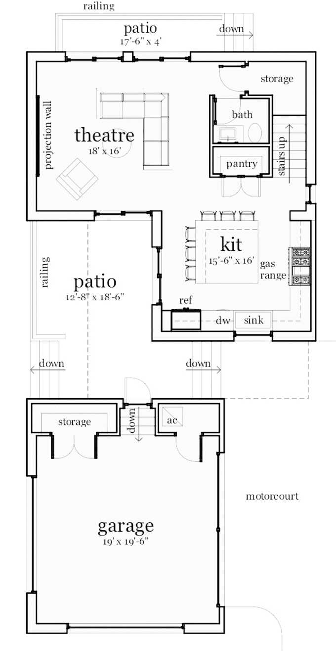 planta baja plano de casa