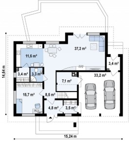 plano casa 2 niveles, planos dos niveles