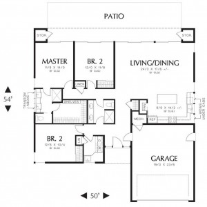plano minimalista, planos de casas minimalistas