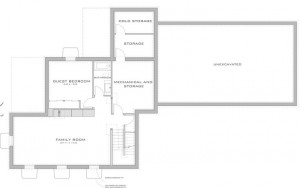 plano subsuelo casa modera 2 plantas, subsuelo plano moderno