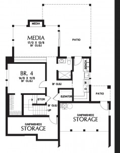 planos de casas 4 dormitorios 3 niveles