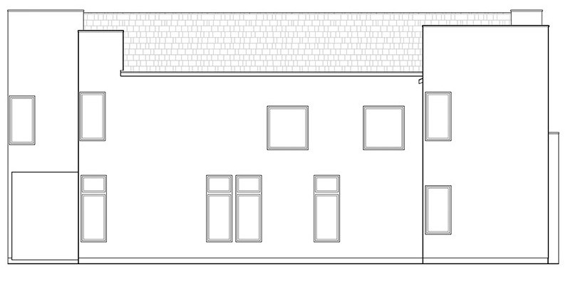 plano de casa distribucion de las ventanas