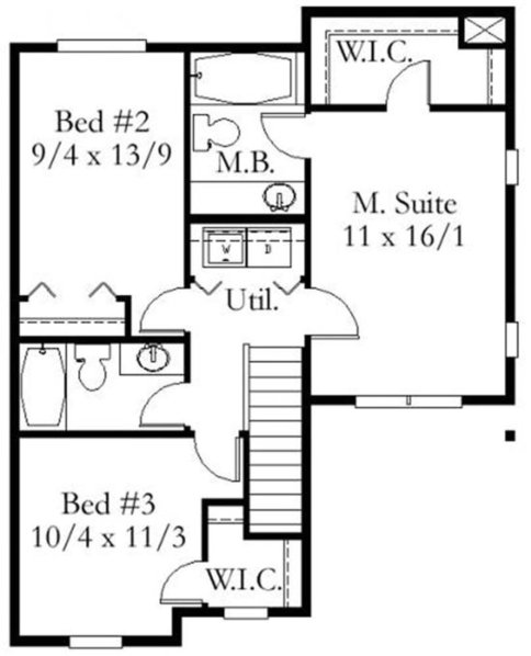 Casa 55 – Dos plantas – Planos de Casas Gratis