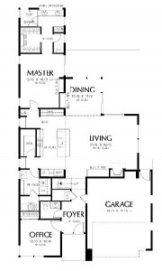 plano de casa PB, plano PB, planta baja