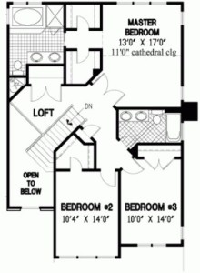plano vivienda americana, planos americanos