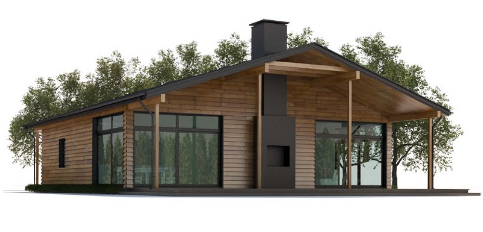 fachada casa techo 2 aguas – Planos de Casas Gratis