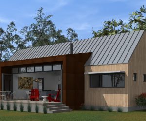 parte de atrás casa pequeña