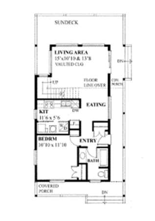 plano de casa tipo rancho planta baja